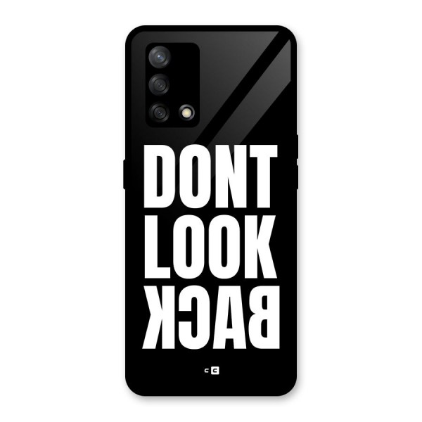 Dont Look Back Glass Back Case for Oppo F19s