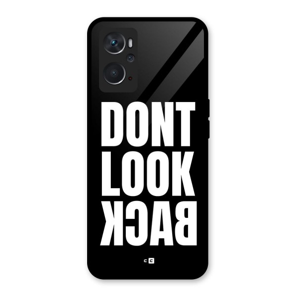 Dont Look Back Glass Back Case for Oppo K10 4G