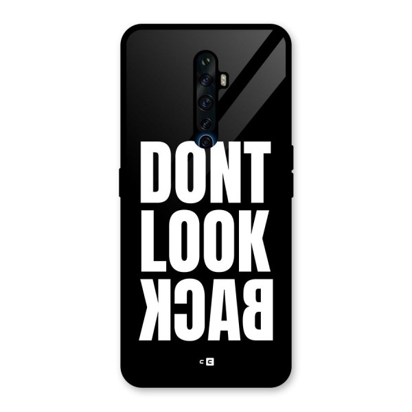 Dont Look Back Glass Back Case for Oppo Reno2 F