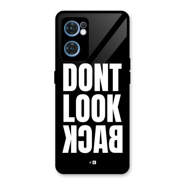 Dont Look Back Glass Back Case for Oppo Reno7 5G