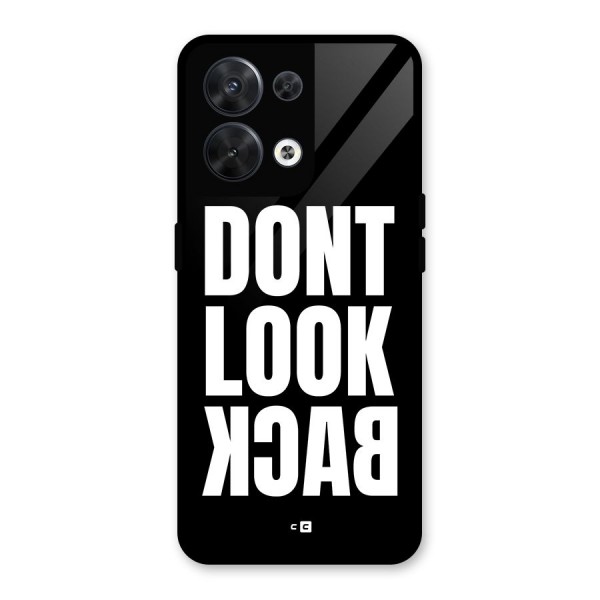 Dont Look Back Glass Back Case for Oppo Reno8 5G