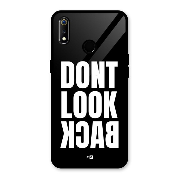 Dont Look Back Glass Back Case for Realme 3