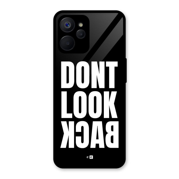 Dont Look Back Glass Back Case for Realme 9i 5G