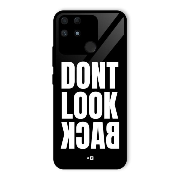 Dont Look Back Glass Back Case for Realme Narzo 50A