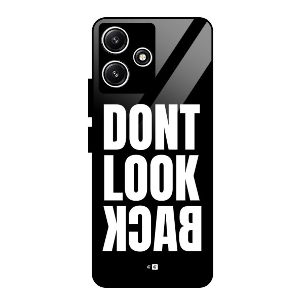 Dont Look Back Glass Back Case for Redmi 12 5G