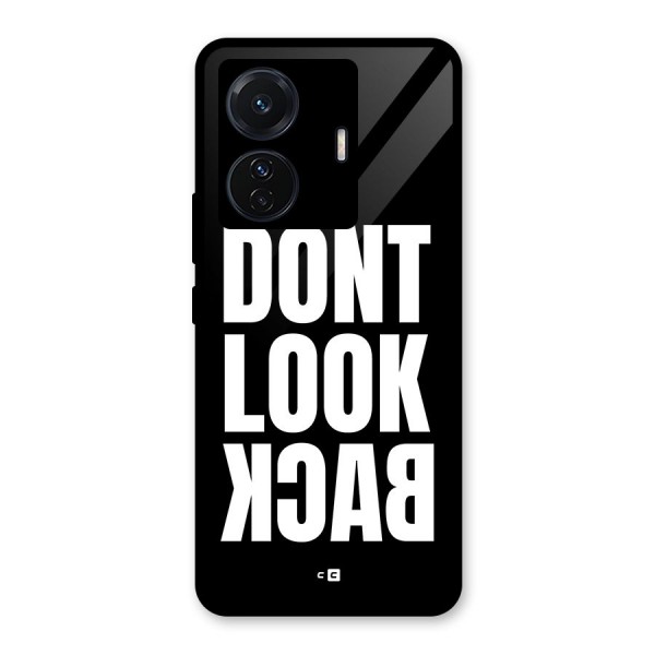 Dont Look Back Glass Back Case for Vivo T1 Pro