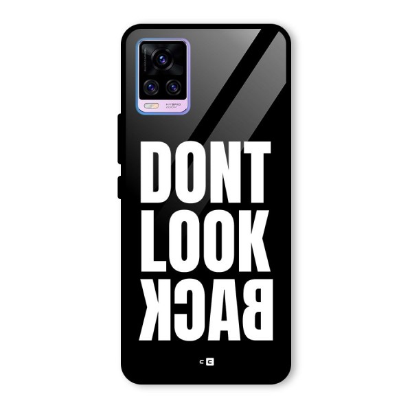 Dont Look Back Glass Back Case for Vivo V20 Pro