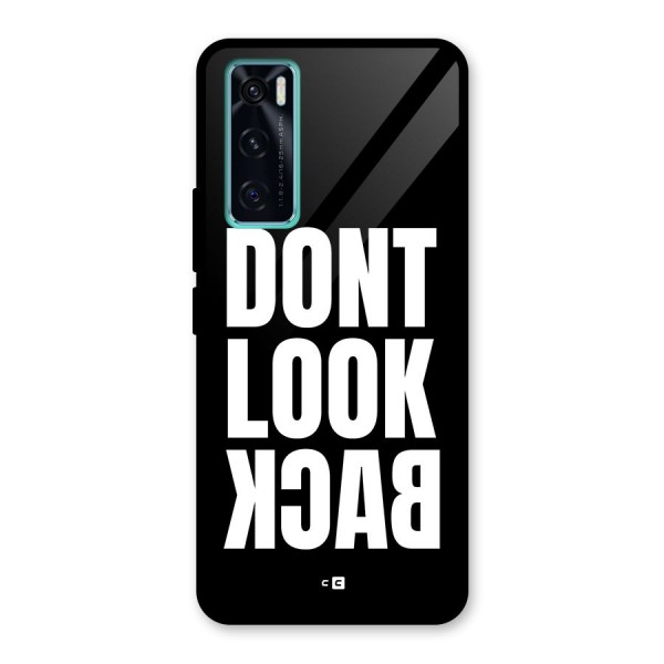 Dont Look Back Glass Back Case for Vivo V20 SE