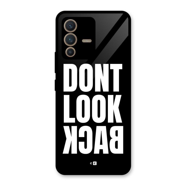 Dont Look Back Glass Back Case for Vivo V23 5G