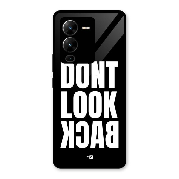 Dont Look Back Glass Back Case for Vivo V25 Pro