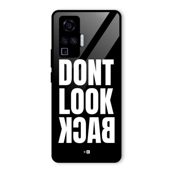 Dont Look Back Glass Back Case for Vivo X50 Pro