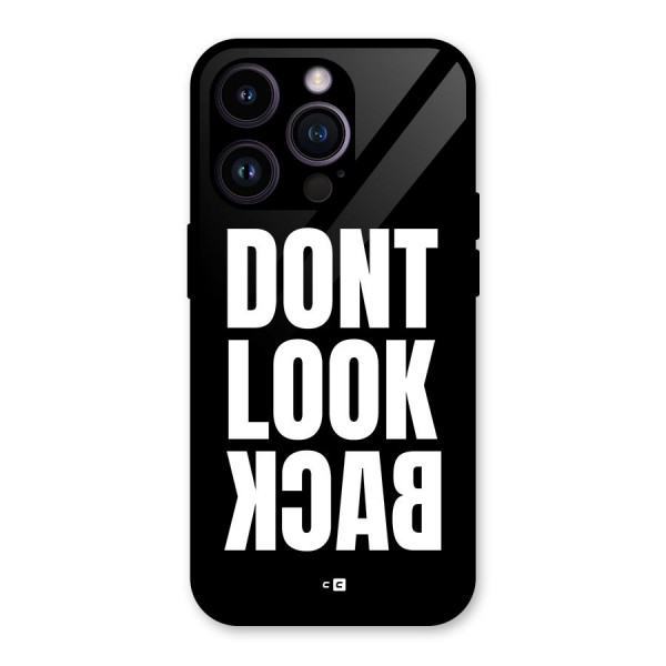 Dont Look Back Glass Back Case for iPhone 14 Pro