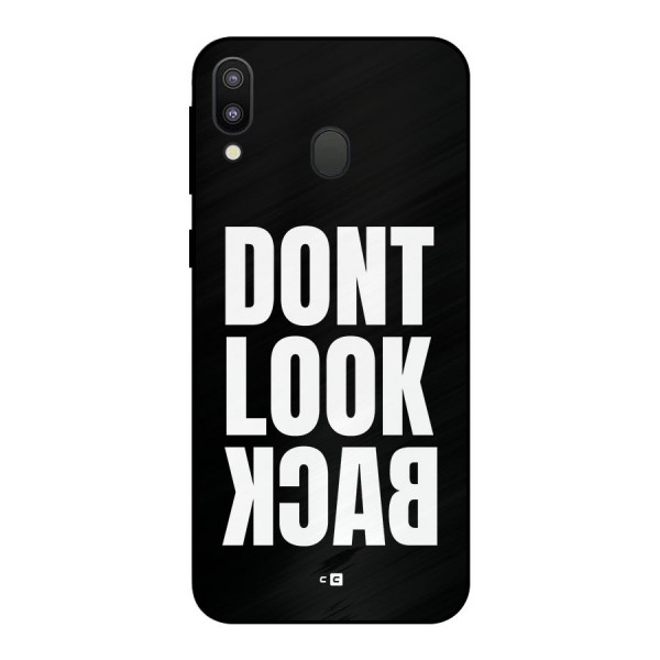 Dont Look Back Metal Back Case for Galaxy M20