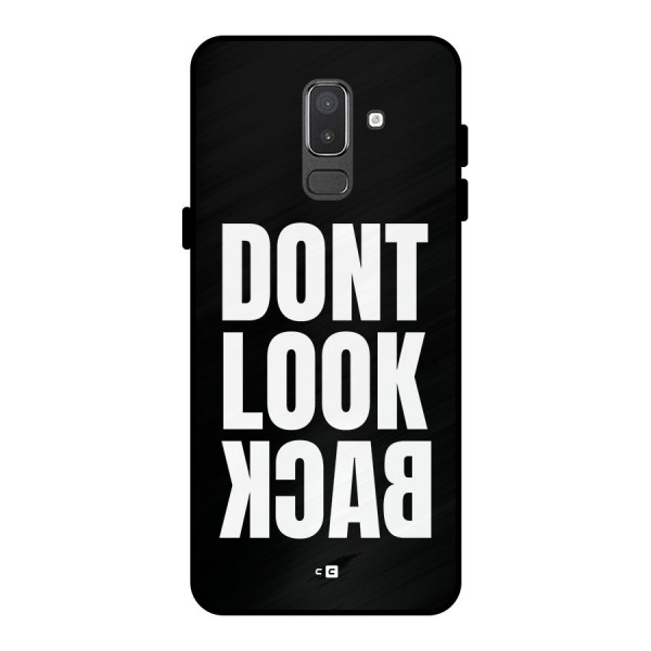 Dont Look Back Metal Back Case for Galaxy On8 (2018)