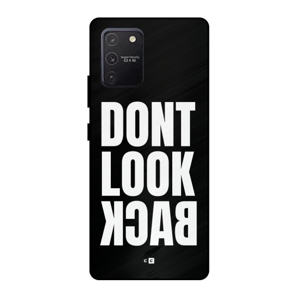 Dont Look Back Metal Back Case for Galaxy S10 Lite