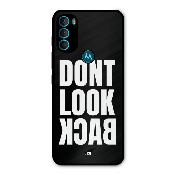 Dont Look Back Metal Back Case for Moto G71 5G