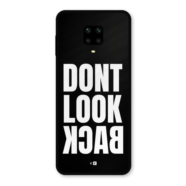 Dont Look Back Metal Back Case for Poco M2