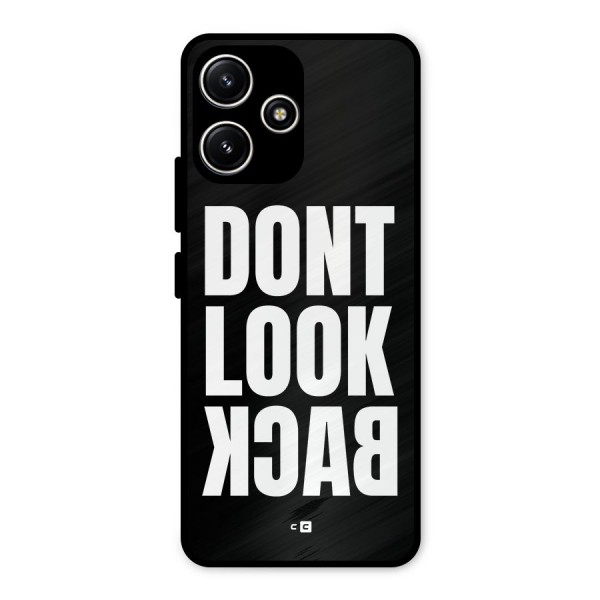 Dont Look Back Metal Back Case for Redmi 12 5G