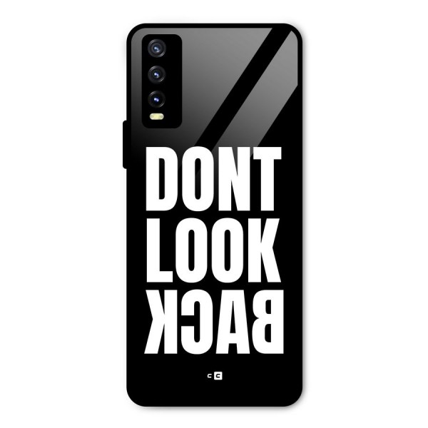 Dont Look Back Metal Back Case for Vivo Y20 2021