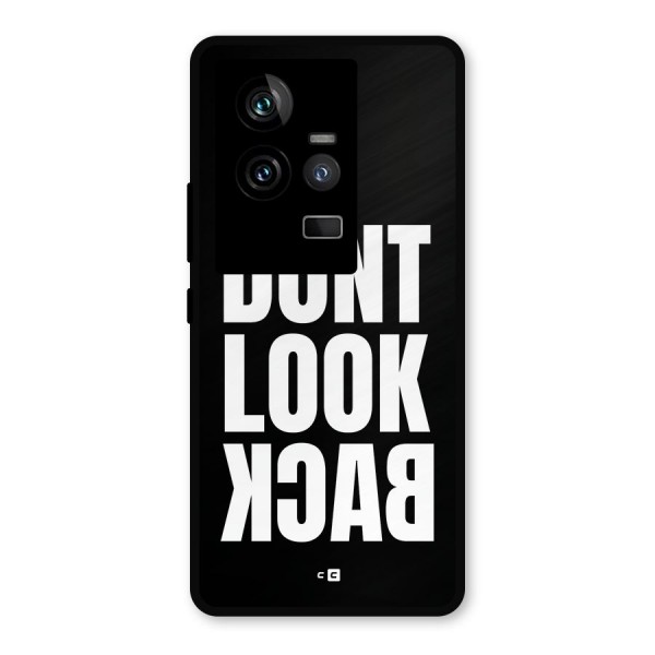 Dont Look Back Metal Back Case for iQOO 11 5G