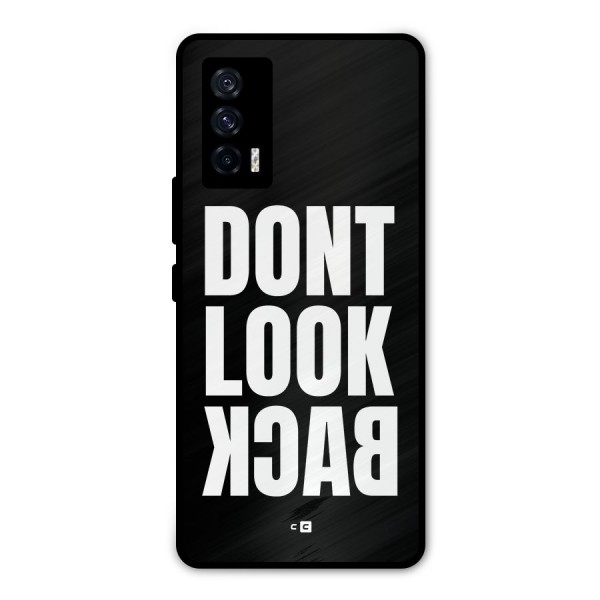 Dont Look Back Metal Back Case for iQOO 7 5G