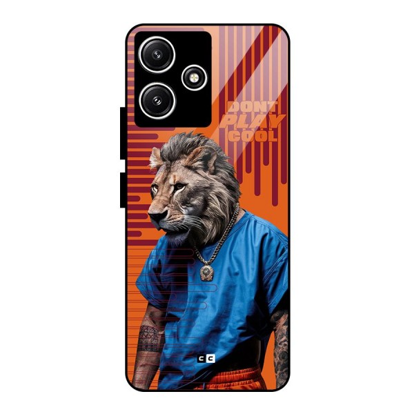 Dont Play Cool Glass Back Case for Poco M6 Pro