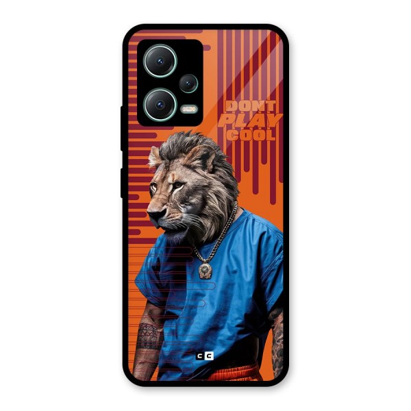 Dont Play Cool Glass Back Case for Poco X5