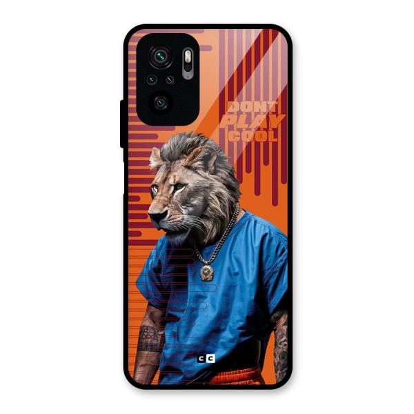 Dont Play Cool Glass Back Case for Redmi Note 10S