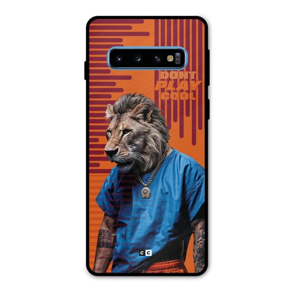 Dont Play Cool Metal Back Case for Galaxy S10