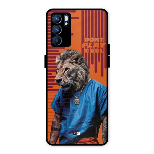 Dont Play Cool Metal Back Case for Oppo Reno6 5G