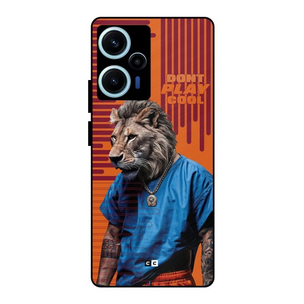 Dont Play Cool Metal Back Case for Poco F5