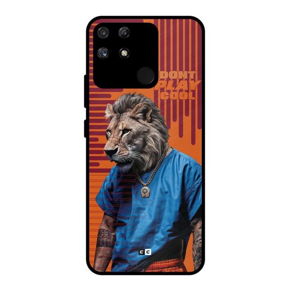 Dont Play Cool Metal Back Case for Realme Narzo 50A