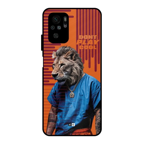 Dont Play Cool Metal Back Case for Redmi Note 10