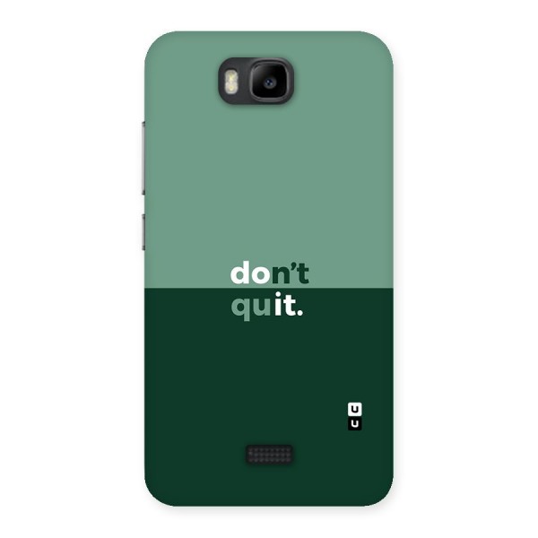 Dont Quit Do It Back Case for Honor Bee