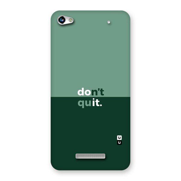 Dont Quit Do It Back Case for Micromax Hue 2