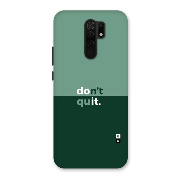 Dont Quit Do It Back Case for Poco M2