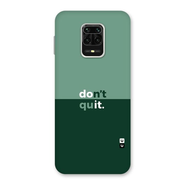 Dont Quit Do It Back Case for Poco M2 Pro