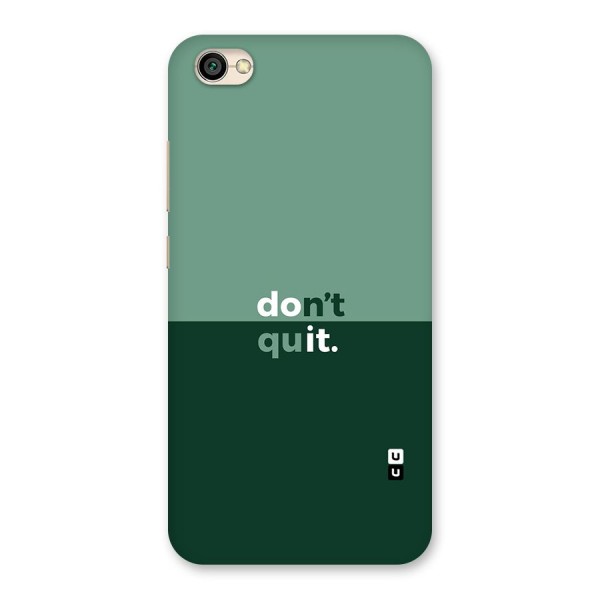 Dont Quit Do It Back Case for Redmi Y1 Lite