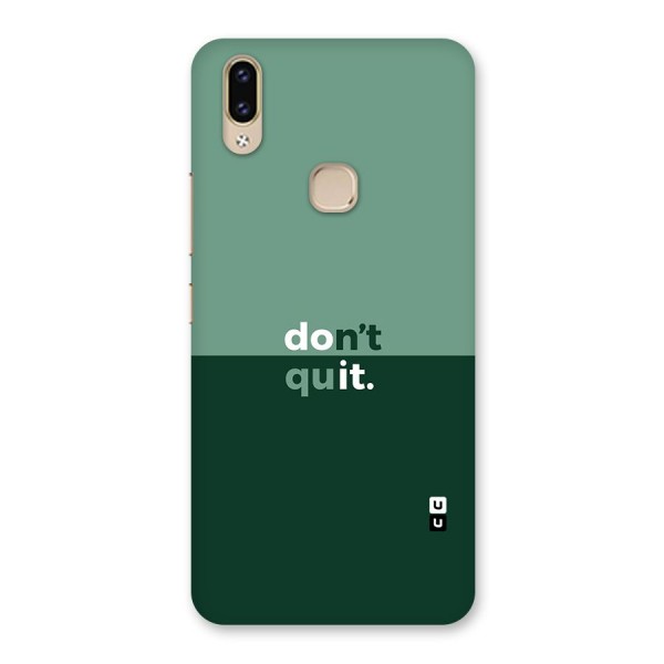 Dont Quit Do It Back Case for Vivo V9