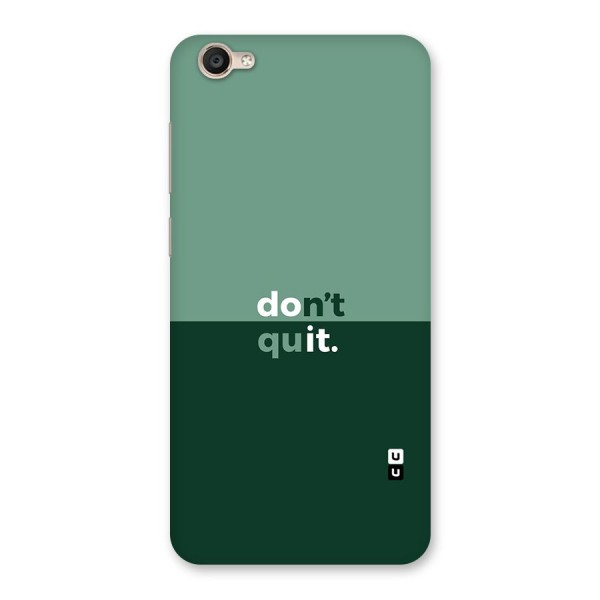 Dont Quit Do It Back Case for Vivo Y55s