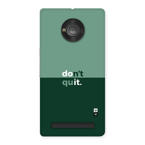 Dont Quit Do It Back Case for Yu Yuphoria