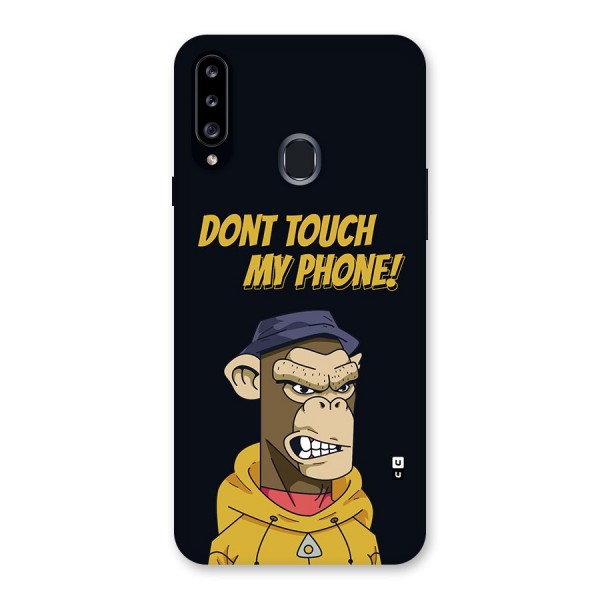 Dont Touch My Phone Back Case for Galaxy A20s