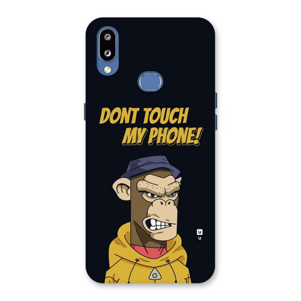 Dont Touch My Phone Back Case for Galaxy M01s