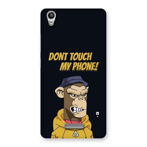 Dont Touch My Phone Back Case for Lava Pixel V1