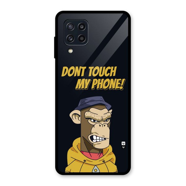 Dont Touch My Phone Glass Back Case for Galaxy M32