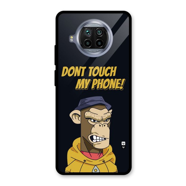 Dont Touch My Phone Glass Back Case for Mi 10i