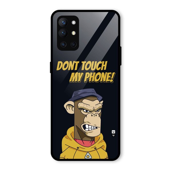 Dont Touch My Phone Glass Back Case for OnePlus 9R