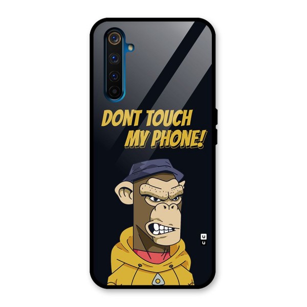 Dont Touch My Phone Glass Back Case for Realme 6 Pro