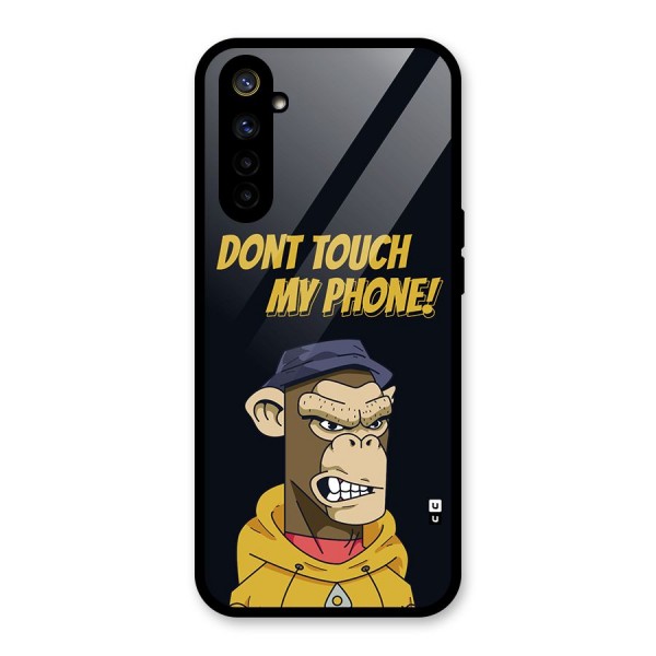 Dont Touch My Phone Glass Back Case for Realme 6i