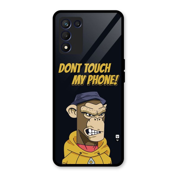 Dont Touch My Phone Glass Back Case for Realme 9 5G Speed